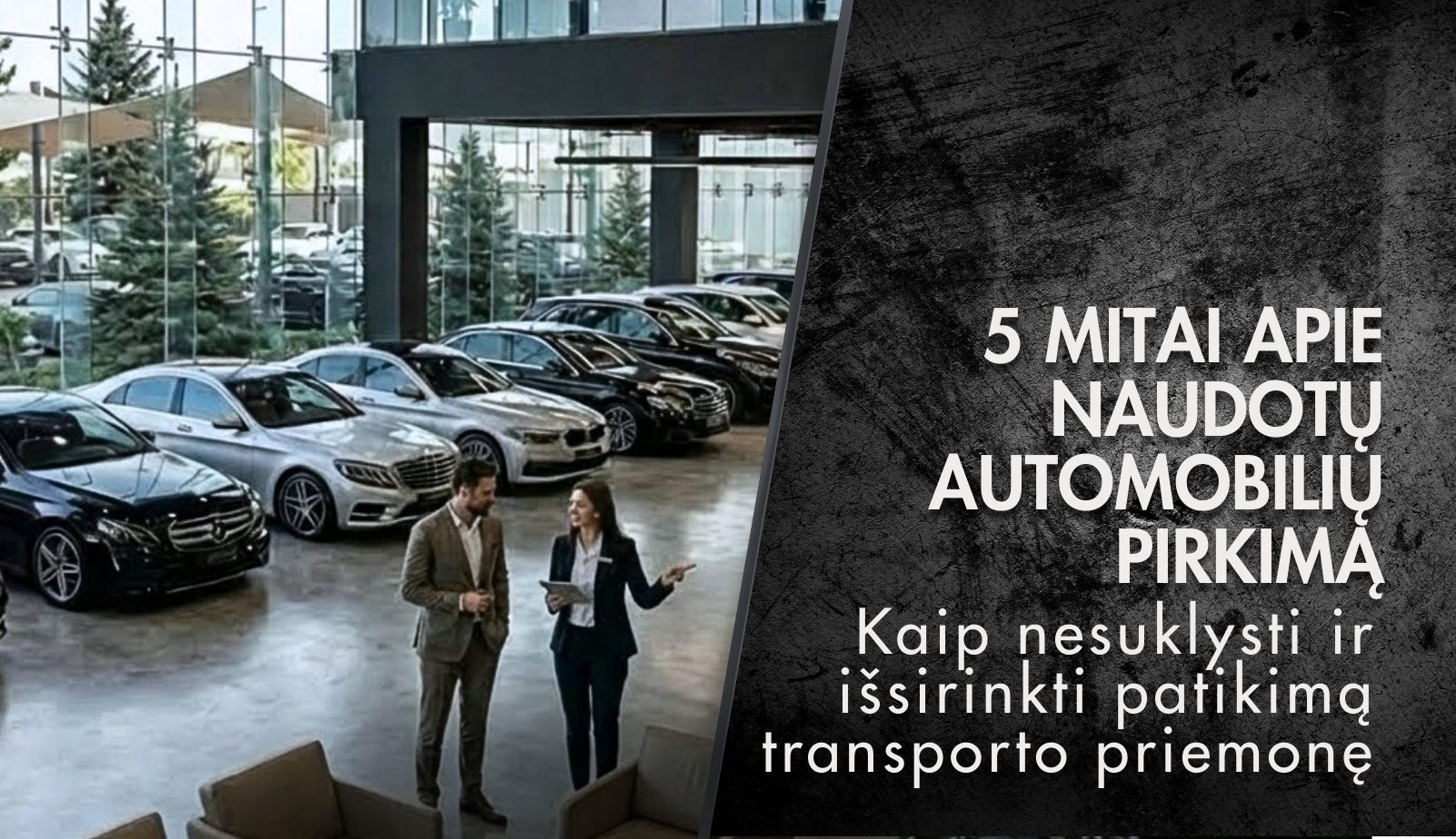 TOP 5 mitai apie naudotų automobilių pirkimą ir jų paneigimas