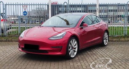 Tesla Model 3 Perfromance 80.5kWh Dual Motor  AWD Automatas