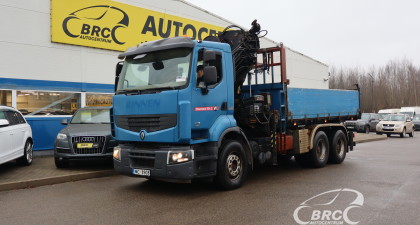 Renault 410 kipper +Hiab XS, 6x4