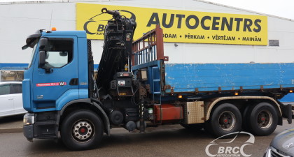 Renault 410 kipper +Hiab XS, 6x4
